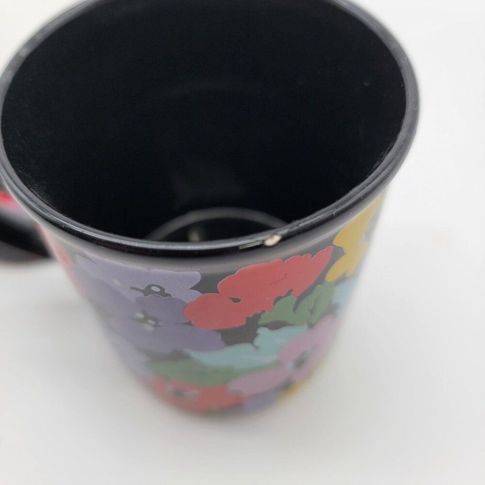 Pierre Cardin Floral Ceramic Mugs With Heart Handles & Lids - Picture 10 of 13